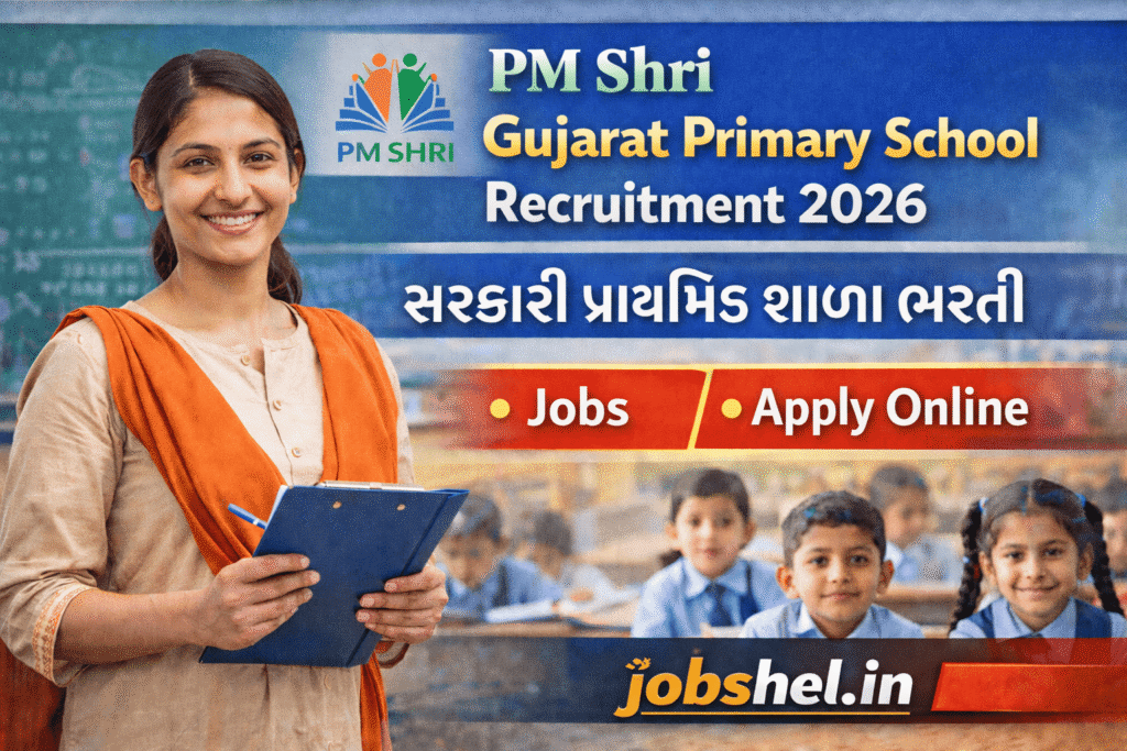 PM Shri Gujarat Primary School Recruitment 2026